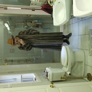 Raccoon Full Length Vintage Fur Coat